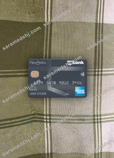 USA U.S. bank FlexPerks Reserve Amex card photolook front